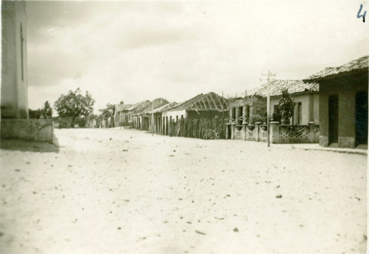 Vista histórica de uma rua de Humberto de Campos